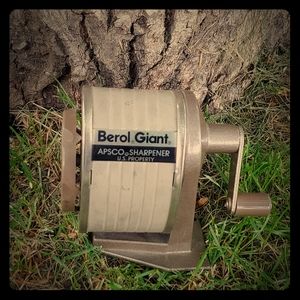 Berol giant old school vintage pencil sharpener